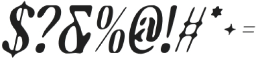 CS Balgin Drawn Italic otf (400) Font OTHER CHARS