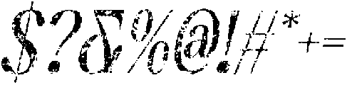 CS Balgin Stamp Italic otf (400) Font OTHER CHARS