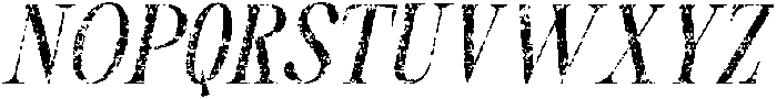 CS Balgin Stamp Italic otf (400) Font UPPERCASE