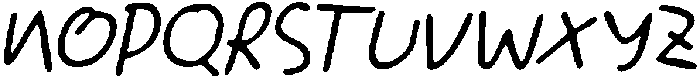 CS Ballard Drawn Italic otf (400) Font UPPERCASE