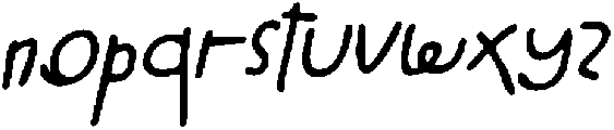 CS Ballard Drawn Italic otf (400) Font LOWERCASE
