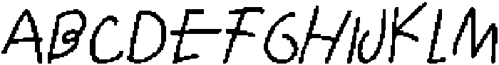 CS Ballard Pixel Regular otf (400) Font UPPERCASE