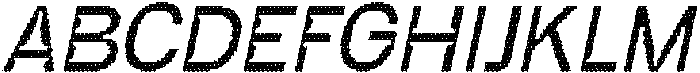 CS Balmenti Disco Italic otf (400) Font UPPERCASE