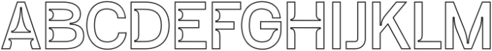 CS Balmenti Outline otf (400) Font UPPERCASE