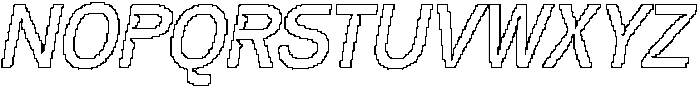 CS Balmenti Pixel Outline otf (400) Font UPPERCASE