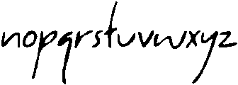 CS Bamille Drawn  Italic otf (400) Font LOWERCASE