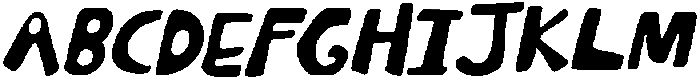 CS Banks Drawn Italic otf (400) Font UPPERCASE