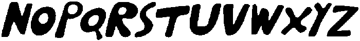 CS Banks Drawn Italic otf (400) Font UPPERCASE