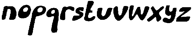 CS Banks Drawn Italic otf (400) Font LOWERCASE