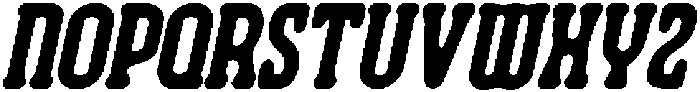 CS Bargent Drawn Italic otf (400) Font UPPERCASE