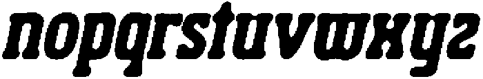 CS Bargent Drawn Italic otf (400) Font LOWERCASE