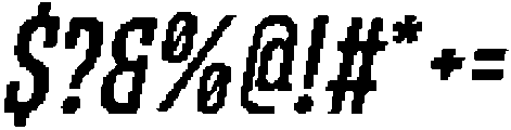 CS Bargent Pixel Regular otf (400) Font OTHER CHARS