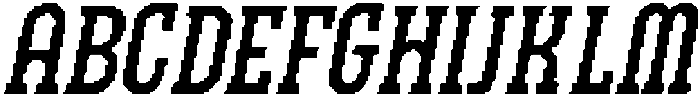 CS Bargent Pixel Regular otf (400) Font UPPERCASE