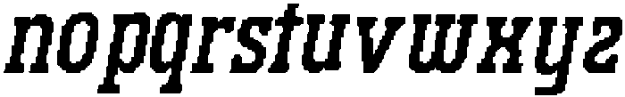 CS Bargent Pixel Regular otf (400) Font LOWERCASE