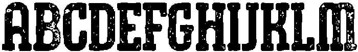 CS Bargent Stamp Regular otf (400) Font UPPERCASE