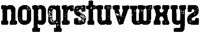 CS Bargent Stamp Regular otf (400) Font LOWERCASE