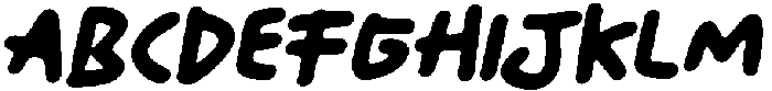 CS Barnaby Drawn Italic otf (400) Font UPPERCASE