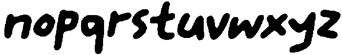CS Barnaby Drawn Italic otf (400) Font LOWERCASE