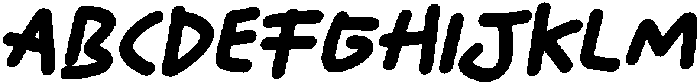 CS Barnaby Italic otf (400) Font UPPERCASE