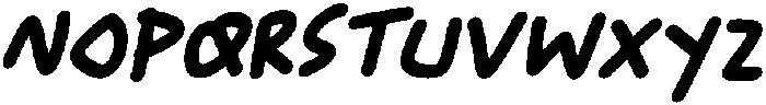 CS Barnaby Italic otf (400) Font UPPERCASE