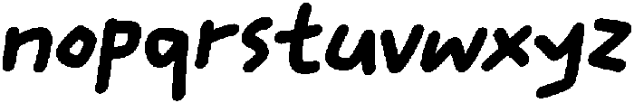 CS Barnaby Italic otf (400) Font LOWERCASE