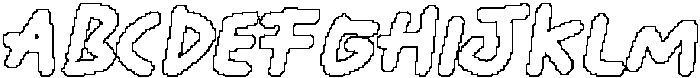 CS Barnaby Pixel Outline otf (400) Font