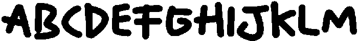 CS Barnaby Regular otf (400) Font UPPERCASE