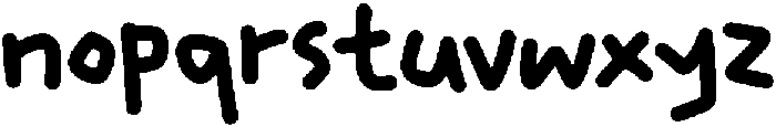 CS Barnaby Regular otf (400) Font LOWERCASE