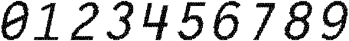 CS Barney Mono Disco Italic otf (400) Font OTHER CHARS