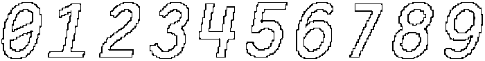 CS Barney Mono Pixel Outline otf (400) Font OTHER CHARS