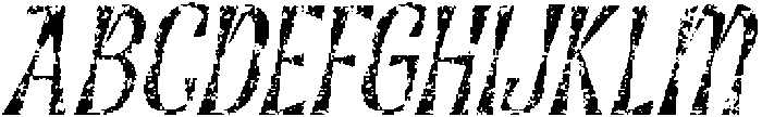 CS Barone Stamp Italic otf (400) Font UPPERCASE
