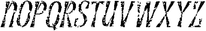 CS Barone Stamp Italic otf (400) Font UPPERCASE