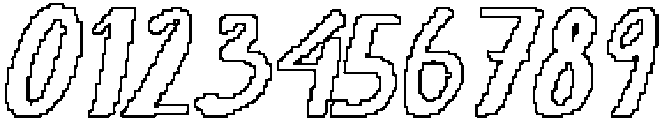 CS Barton Pixel Outline otf (400) Font OTHER CHARS