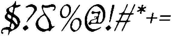 CS Bastille Drawn Italic otf (400) Font OTHER CHARS