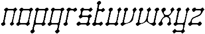 CS Bastille Drawn Italic otf (400) Font LOWERCASE