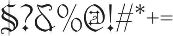 CS Bastille Regular otf (400) Font OTHER CHARS