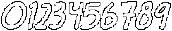 CS Bastrop Pixel Outline otf (400) Font OTHER CHARS