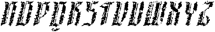 CS Baxter Stamp Italic otf (400) Font UPPERCASE