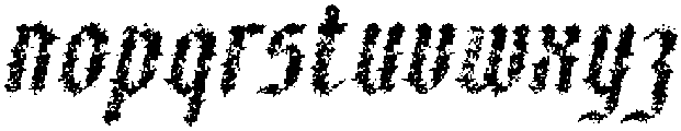 CS Baxter Stamp Italic otf (400) Font LOWERCASE