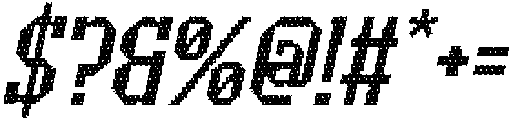 CS Bedford Disco Italic otf (400) Font OTHER CHARS