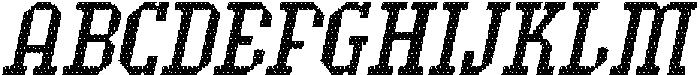 CS Bedford Disco Italic otf (400) Font UPPERCASE