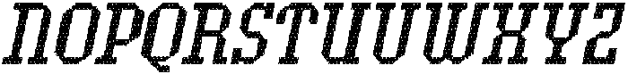 CS Bedford Disco Italic otf (400) Font UPPERCASE