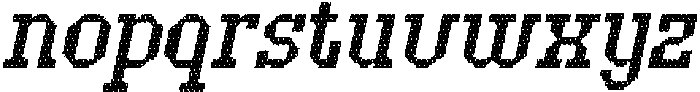 CS Bedford Disco Italic otf (400) Font LOWERCASE