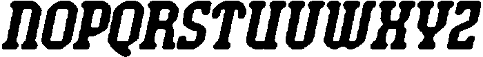 CS Bedford Drawn Italic otf (400) Font UPPERCASE