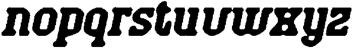 CS Bedford Drawn Italic otf (400) Font LOWERCASE