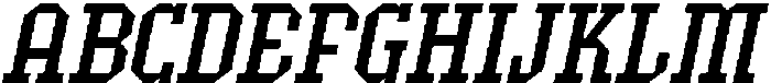 CS Bedford Italic otf (400) Font UPPERCASE