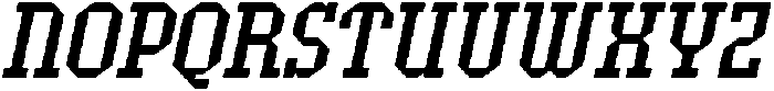 CS Bedford Italic otf (400) Font UPPERCASE