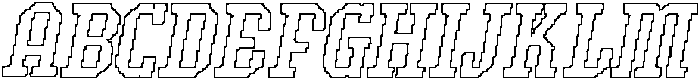 CS Bedford Pixel Outline otf (400) Font