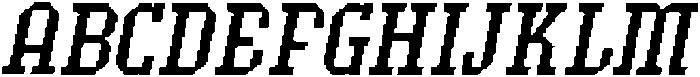 CS Bedford Pixel Regular otf (400) Font UPPERCASE