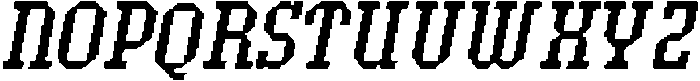 CS Bedford Pixel Regular otf (400) Font UPPERCASE